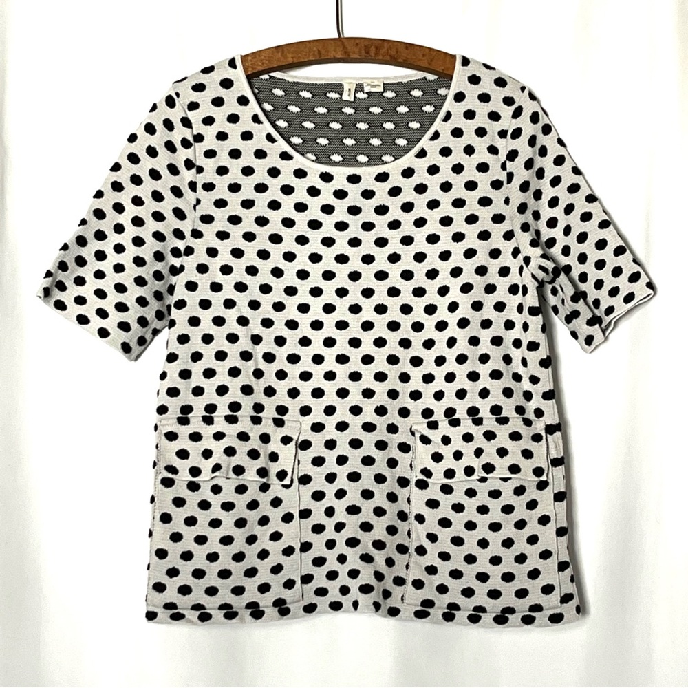 Anthropologie MOTH Sweater Polka Dot